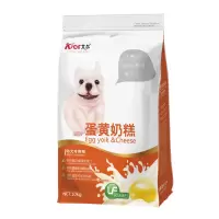 艾尔蛋黄奶糕幼犬狗粮3斤通用型犬粮泰迪柯基比熊吉娃娃 艾尔蛋黄奶糕粮1.5kg*1(3斤)