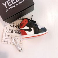 创意AJ球鞋移动电源小巧个性少女男迷你充电宝8000毫安可爱乔11潮[8月14日发完] 标配(AJ白红) 8000毫安