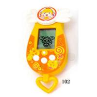 新品梦龙梦月精灵养宠物游戏机电子宠物机儿童女孩玩具生日礼物 普版橙色102+送电池