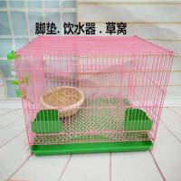 兔笼防喷尿小号笼子宠物笼家用特大号双层养殖别墅 随机 小号