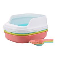 宠物猫沙盆 半封闭式猫砂盆 猫厕所 猫便盆 高边猫砂盆 厂家直营 默认