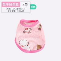 兔子衣服秋冬宠物兔兔荷兰猪服饰小兔子穿的垂耳兔侏儒兔保暖用品 可爱兔兔粉色4号1斤内