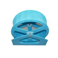 仓鼠刺猬豚鼠超大支架跑轮静音刺猬笼用品非迷跑步机刺猬跑轮转轮 带支架26cm跑轮 蓝