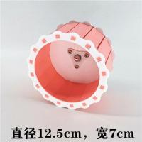 仓鼠静音跑轮跑金丝熊跑步机转轮滚轮跑球彩色跑轮小宠物玩具用品 直径12.5cm宽7cm[粉色]