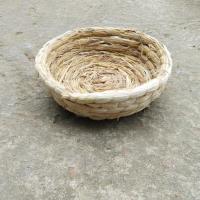 鸽子窝草编城堡形油草鸡窝鸽巢元宝鸽信鸽蛋窝下蛋孵化繁殖箱 平底窝5个