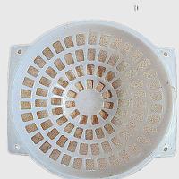 鸽子窝鸽子用品用具塑料巢盆鸽子蛋窝防侧翻棕垫布垫草窝 塑料网窝10个