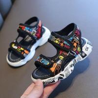 男童凉鞋中小童软底新款夏季2儿童鞋子1-7岁3男孩5女童4宝宝凉鞋6 20-2花红 内长21.8cm 35码