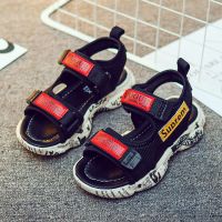 2021儿童凉鞋夏季新款男童凉鞋中小童宝宝沙滩鞋软底婴儿学步鞋子 20001红色 内长13.5cm 21码偏小