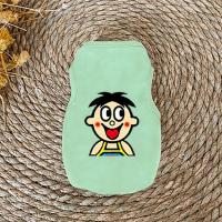 新款卡通宠物背心泰迪狗狗衣服春夏装小型犬法斗贵宾猫咪衣服薄款 背心-绿色旺 XS