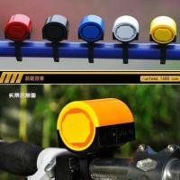 自行车电子铃铛山地车前灯喇叭单车电动车骑行装备电子车铃大声 白色+送电池2个
