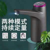 桶装水抽水器自动电动取水器家用桶装吸水器抽水泵上水器压水器 [曜石黑]升级双模式出水(定量出水)