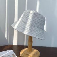 2021新款韩版ins轻熟渔夫帽女百搭气质夏天遮阳大檐盆帽水桶帽子 白色 均码(56-58cm)