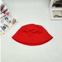 帽子新款春季THUG刺绣字母双面盆帽女休闲学生时尚百搭潮牌渔夫帽 红米双面渔夫帽 头围55-58