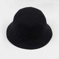 渔夫帽女小头围小号韩版百搭春夏日系圆顶黑色小帽檐潮牌防晒盆帽 黑色 送防风绳 特小头围 XS码(52-54cm)