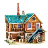 智趣屋diy小屋小猫日记手工房子拼装模型玩具送女生闺蜜生日礼物 美国手工作坊