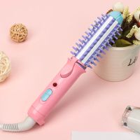 刘海卷发棒神器防烫迷你不伤发蛋卷头弧形夹板女蓬松小型直卷两用 粉紫