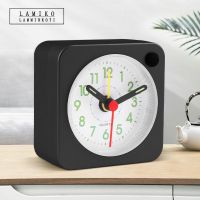 lamiko儿童学生宿舍金属打铃钟可爱学习卧室静音闹钟 活动款简约闹钟(9528) 2英寸