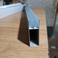 山型双槽瓷砖立柱瓷砖厨柜铝合金立土制灶台立柱厨柜立柱 山型60厘米 不加木方