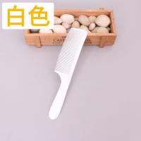 弧形平头梳理发梳男士平头专用梳弯扁平头梳S形剪发梳发型师专用 白色