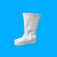 古装靴子男女款汉服鞋官靴魔道祖师魏无羡cos鞋黑色白色靴子长 白色泡沫底 29