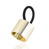 买二送一日韩系时尚金属圈马尾扣发饰扎头发绳发夹橡皮筋头女士 025金色