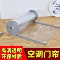 空调门帘塑料pvc软门磁铁对吸自吸磁吸透明店铺商用透明隔断帘 40cm宽1.6mm厚无配重 高0.7米[1片]