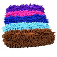 平板拖把通用替换布家用拖把头布套式雪尼尔替换布头毛毛虫平拖布 标准款 两条装(混色)