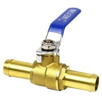 汽车空调暖风机水管开关阀门货车发动机水箱胶管球阀直插外径16 双插16