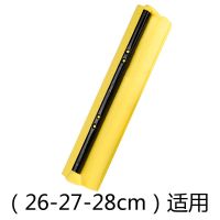 胶棉拖把头海绵替换头滚轮拖把头强吸水好太太媳妇拖布头挤水墩布 滚轮款27cm(1个装)-黄色