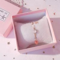 鼠年有米星星手链儿童魔卡少女樱森系超仙女可爱樱花铃铛夜光手环 单个星月手链 手表单只(收藏送电子)