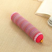 低价甩卖颈椎枕头圆柱修复脊椎荞麦皮决明子保健方枕圆枕头小枕头 大红色 颈椎枕(无花边)