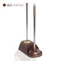 免打孔厕所马桶刷工具吸水拔子皮揣子套装组合马桶疏通器清洁工 咖啡色