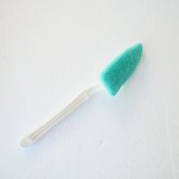 小鱼缸专用清洁刷圆型鱼缸短柄简易除青苔清洗工具玻璃刮清除藻类 长条鱼缸擦(方缸适用)