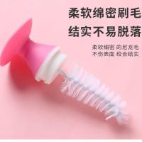 硅胶奶瓶刷360度旋转婴儿奶嘴刷吸管刷洗奶瓶刷子清洁刷清洗套装 奶嘴刷1把
