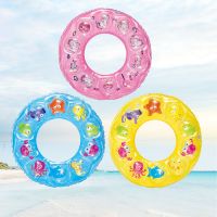 Bestway百适乐婴儿童游泳圈成人新生儿宝宝水上玩具腋下圈救生圈 双层加厚[经济款无泵]颜色随机 60#[适合2-5岁