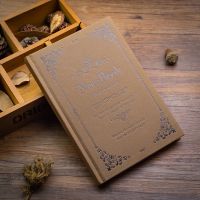 笔记本本子超厚创意复古风记事本女日记本大学生学习用品本子批发 A5复古布面本棕色120张红边框