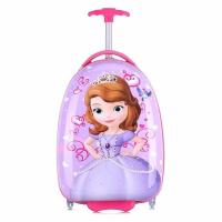 儿童行李箱万向轮16寸18寸19寸男女孩宝宝拉杆箱小学生旅行登机箱 苏菲亚 16寸单杆普通两轮