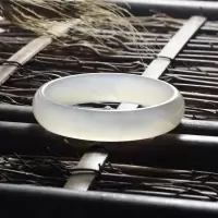 天然玉髓手镯玉手镯水晶手镯手链项链玉石镯子送妈妈送闺蜜 54口适合80-90斤