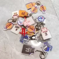 科比钥匙扣篮球球衣挂件个性创意背包书包挂饰生日礼物纪念品周边 随机球衣钥匙扣(球衣不可选择无篮球)