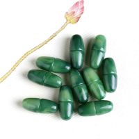 碧玉螺旋扣琥珀蜜蜡项链连接扣DIY手工手链饰品项链扣子配件材料 碧玉长扣(一个价格)