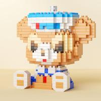 航空太空宇航员微型小颗粒拼装积木兼容乐高成年大人立体益智玩具 达非熊熊