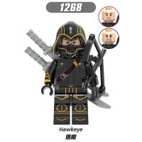 兼容乐高复仇者联盟浪人鹰眼钢铁侠黑寡妇积木小人仔益智拼装玩具 X1268鹰眼