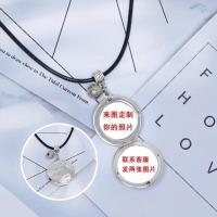 NINEPERCENT镂空相盒项链吊坠蔡徐坤黄明昊同款七夕生日礼物周边 银色相盒项链+礼盒包装 陈立农编号59