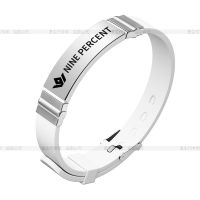 蔡徐坤张云雷范丞丞朱正廷黄明昊陈立农邓伦同款钛钢手链手环周边 NINE PERCENT 白色