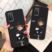 蔡徐坤手机壳OPPOreno可爱搞笑a5蔡小葵同款a11软壳a9/a8创意r15 oppo手机 黑色壳/跟客服说型号