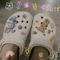 鞋面装饰可爱创意达菲熊史黛拉星黛露鞋花鞋带饰潮卡通洞洞鞋鞋扣 单个装(洞洞鞋款) 星黛露