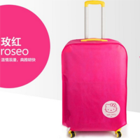 行李箱保护套24加厚防水透明套28旅行防尘罩26拉杆箱防刮外套20寸 20寸KT玫红[加厚箱套]