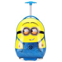 卡通儿童拉杆箱18寸万向轮旅行箱19寸大容量登机箱男孩女孩拉杆箱 一个黄人 16寸
