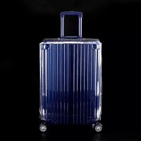 旅行箱出差保护膜贴合行李箱袋子套罩26寸外罩塑料便携保护套28寸 加厚全透明20寸