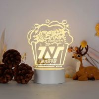 TNT时代少年团小夜灯宋亚轩台灯生日礼物女姐妹创意情侣七夕礼物 NT-爆米花 USB 单色火烈鸟礼盒